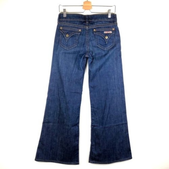 Hudson Jeans Wide Leg Flare 70's Retro Boho Denim - Picture 5 of 7